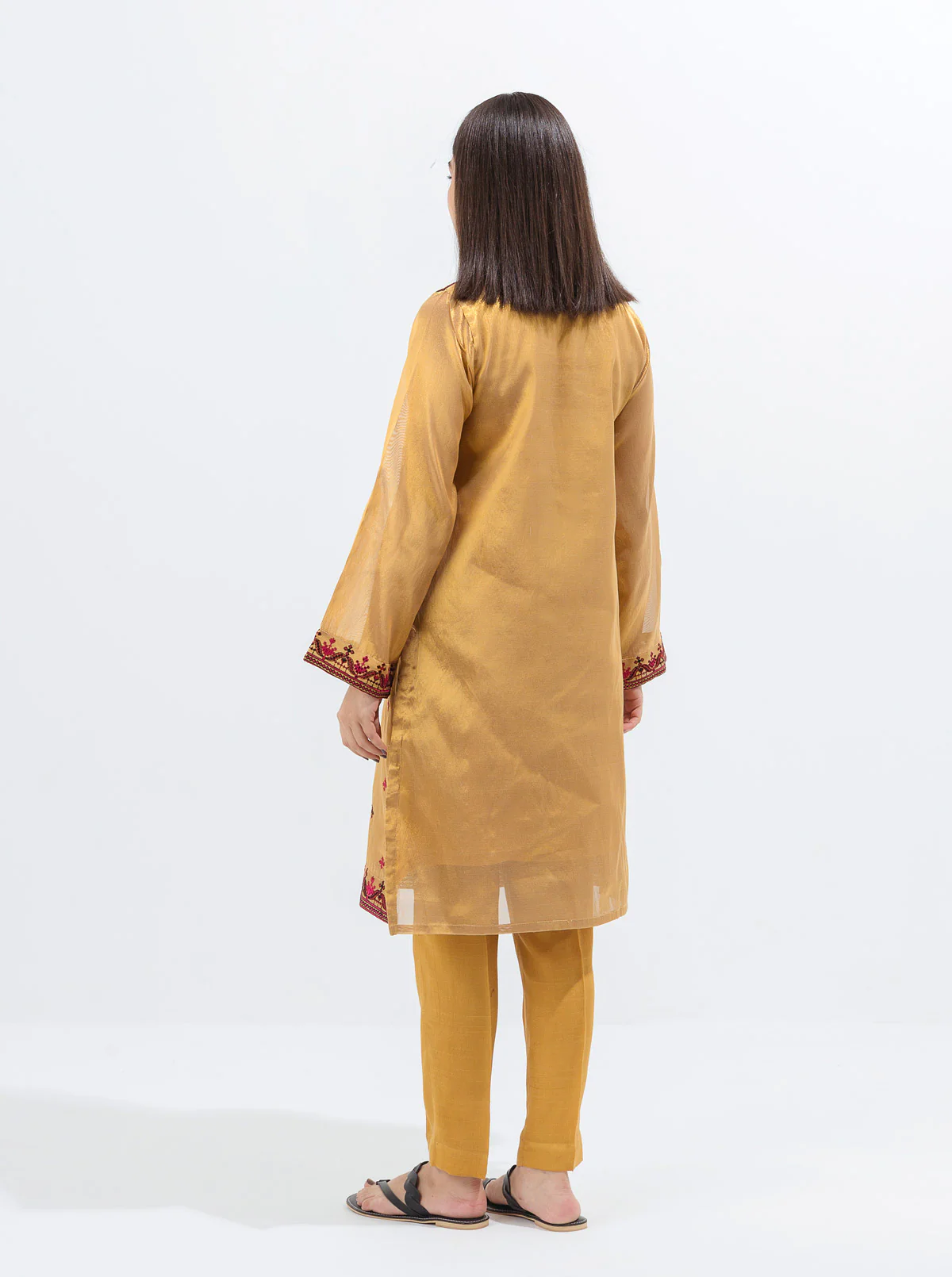 EMBROIDERED TISSUE SHIRT (LUXURY PRET) - Image 5