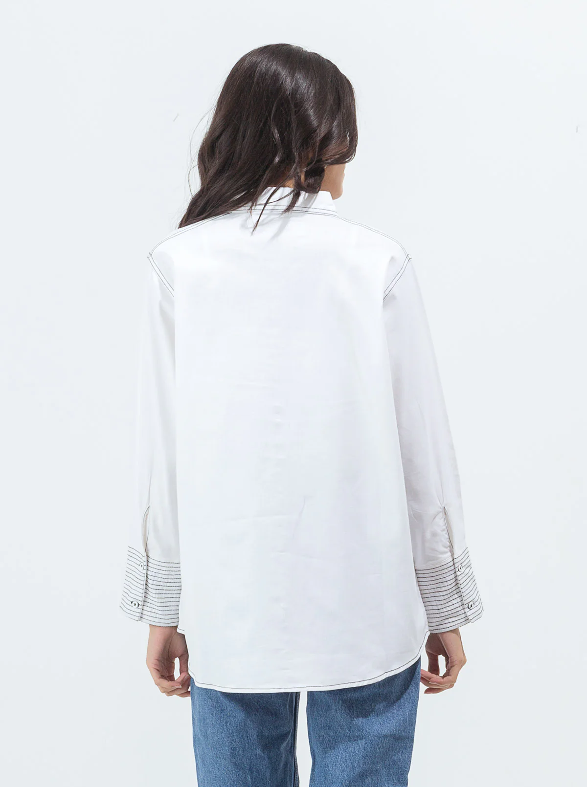 BASIC YARN DYED SHIRT (PRET) - Image 4