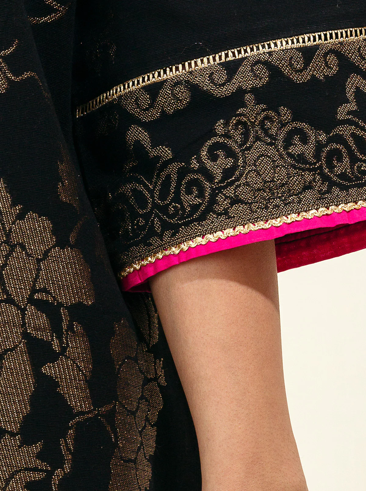 BASIC KHADDAR JACQUARD SHIRT (PRET) - Image 3