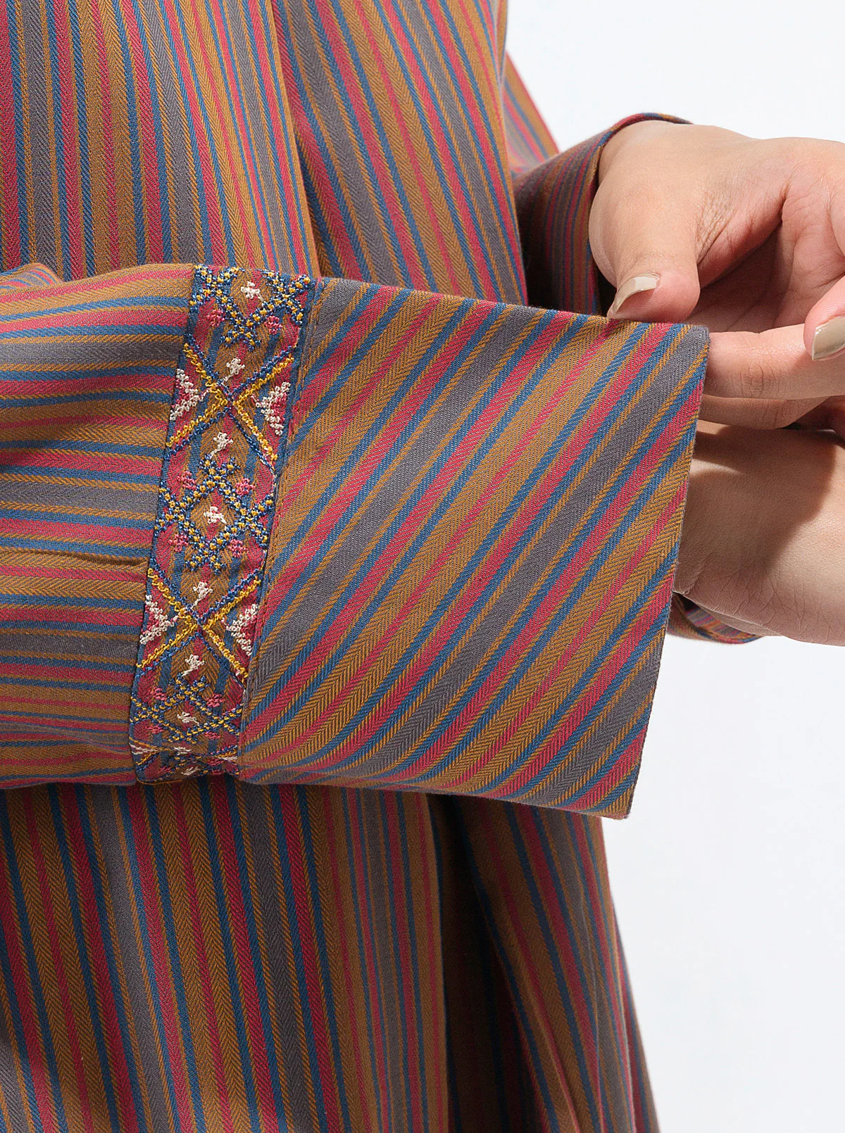 EMBROIDERED SHIRT WITH SHALWAR - Image 3