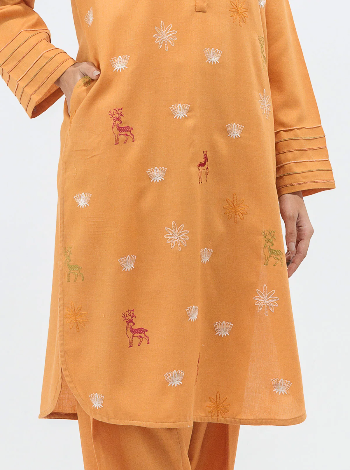 EMBROIDERED SHIRT WITH PANT - Image 2