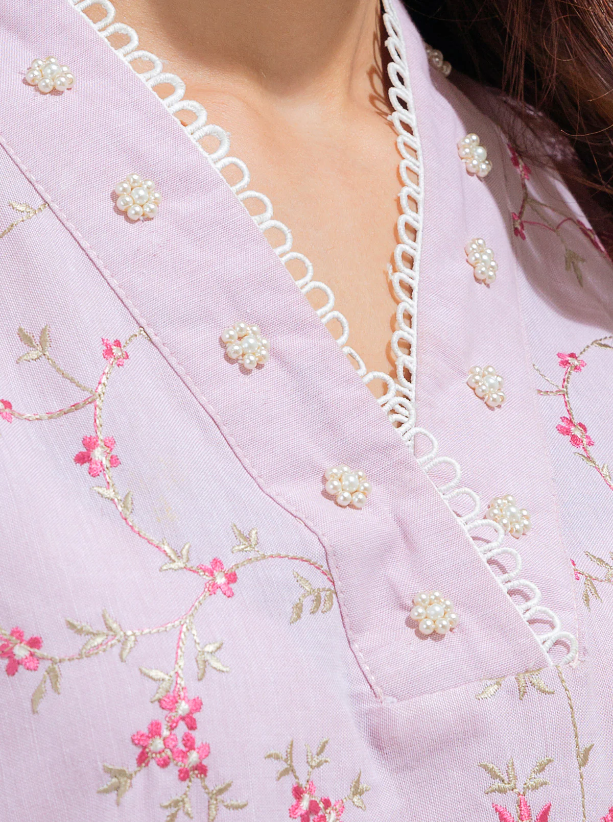 EMBROIDERED SHIRT WITH SHALWAR - Image 3