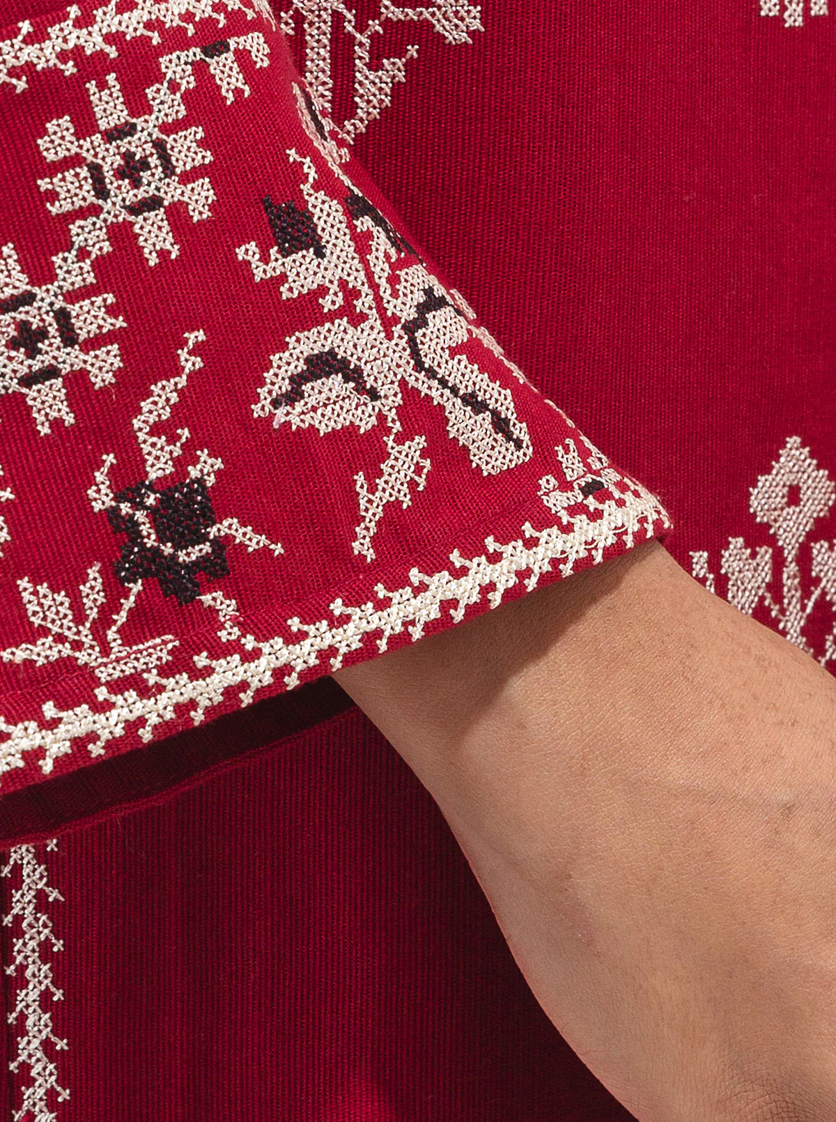 EMBROIDERED SHIRT WITH SHAWL - Image 3