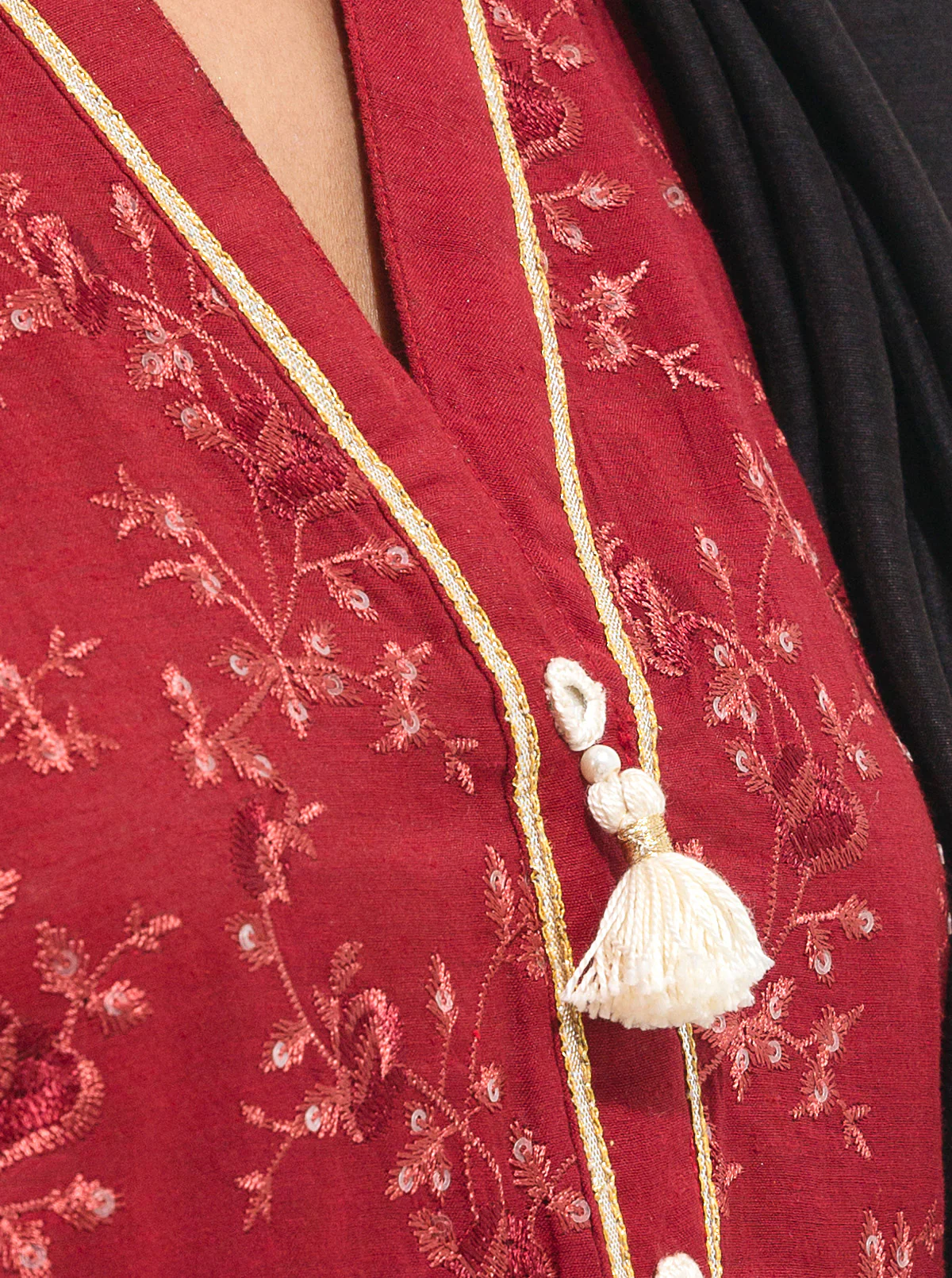 EMBROIDERED SHIRT WITH DUPATTA - Image 3