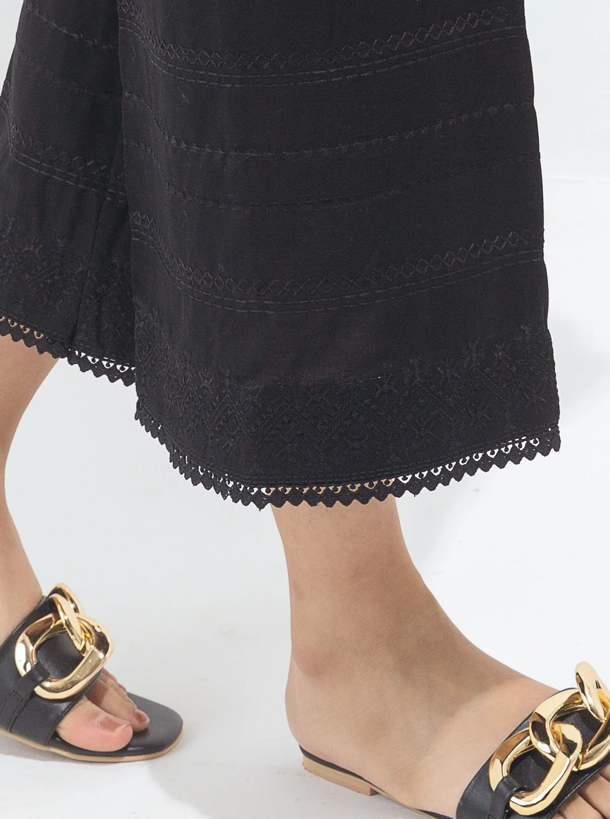 EMBROIDERED SLACK PANTS - Image 2