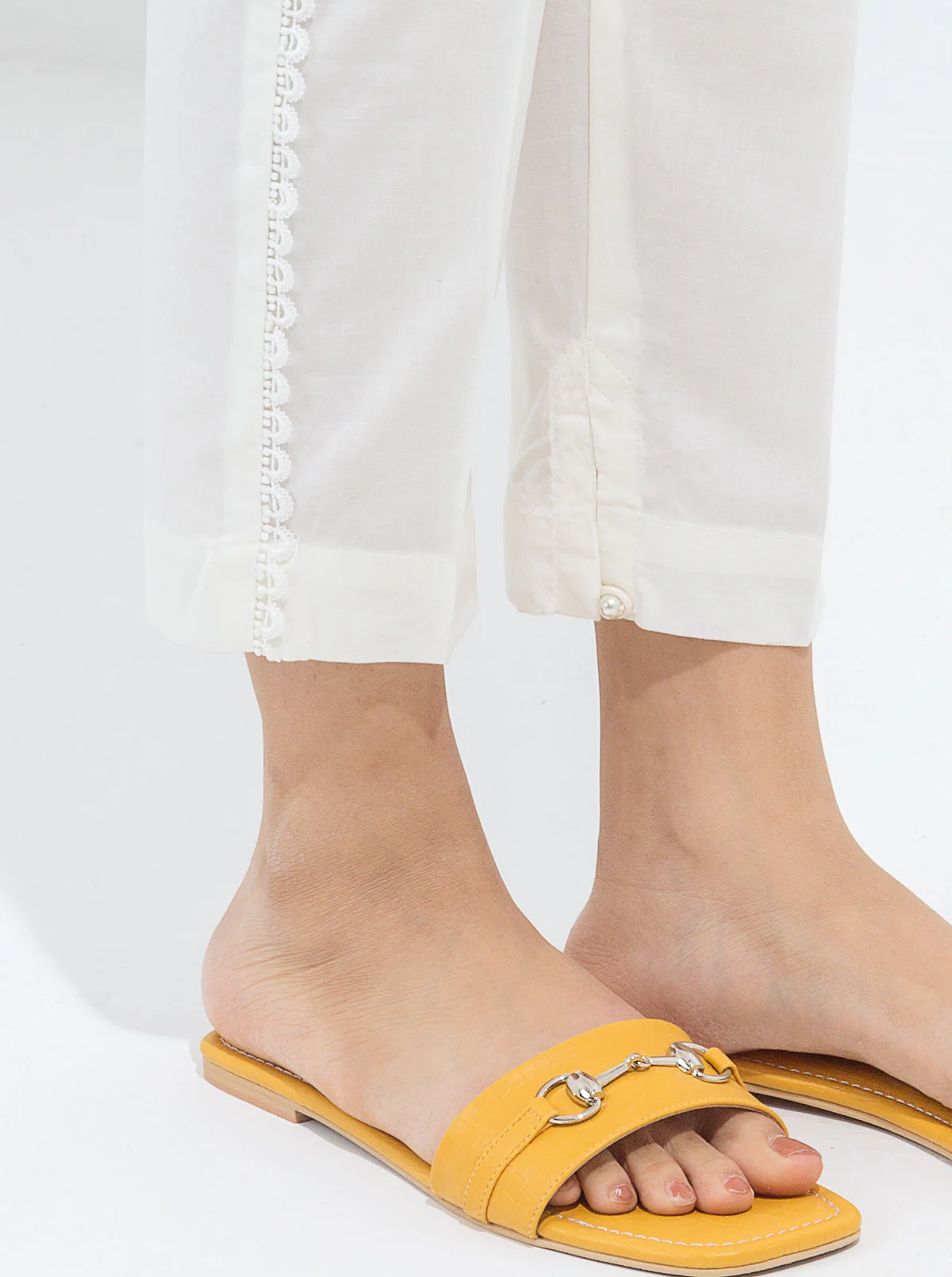 BASIC STRAIGHT PANTS - Image 2