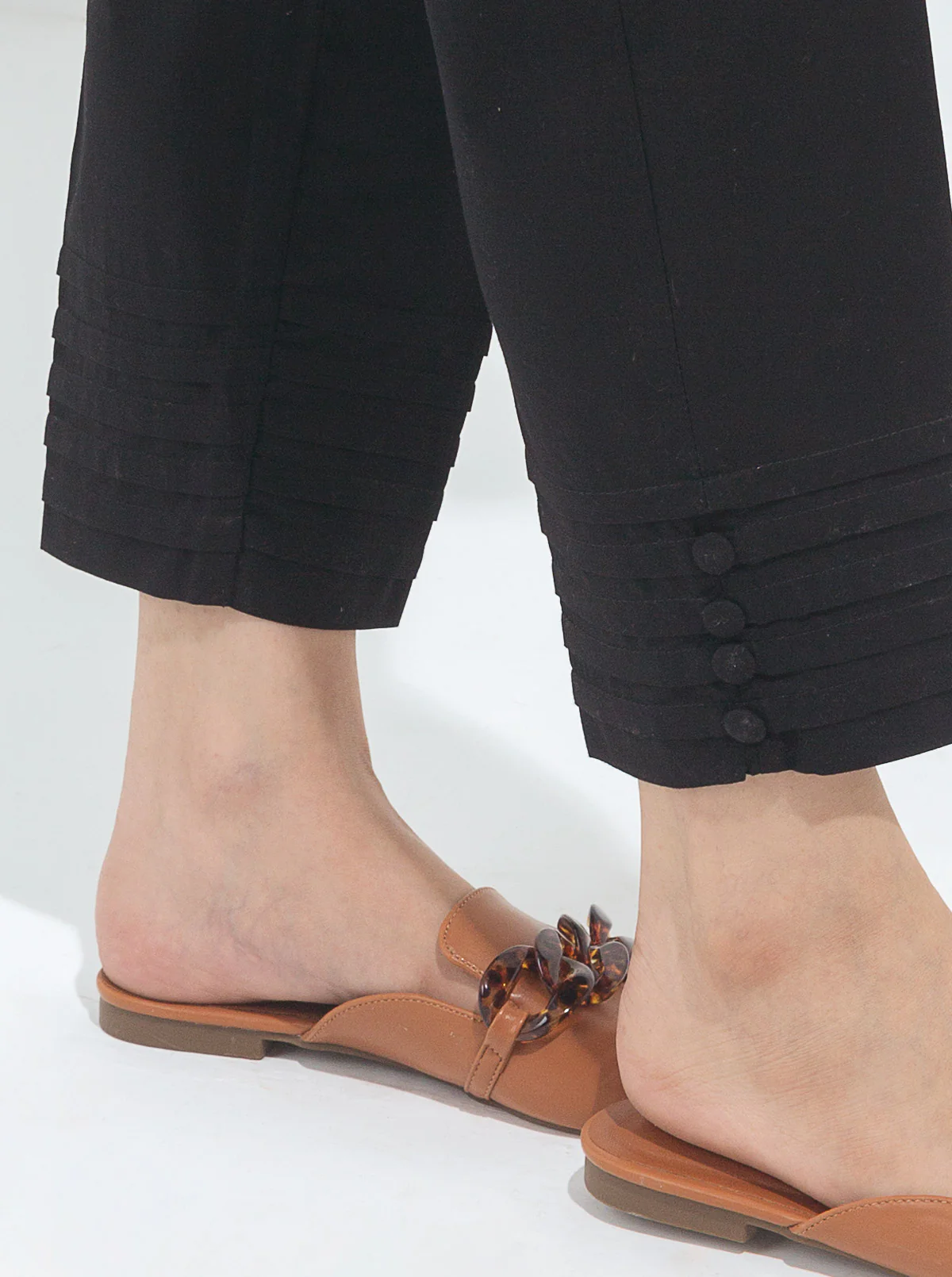 BASIC STRAIGHT PANTS - Image 2