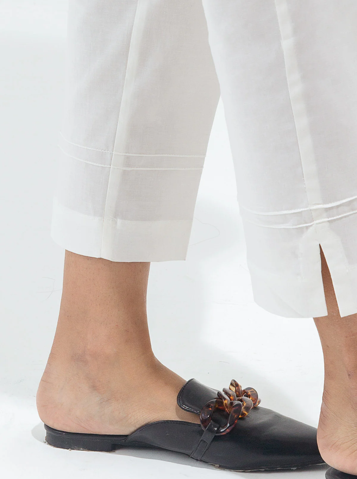 BASIC STRAIGHT PANTS - Image 2