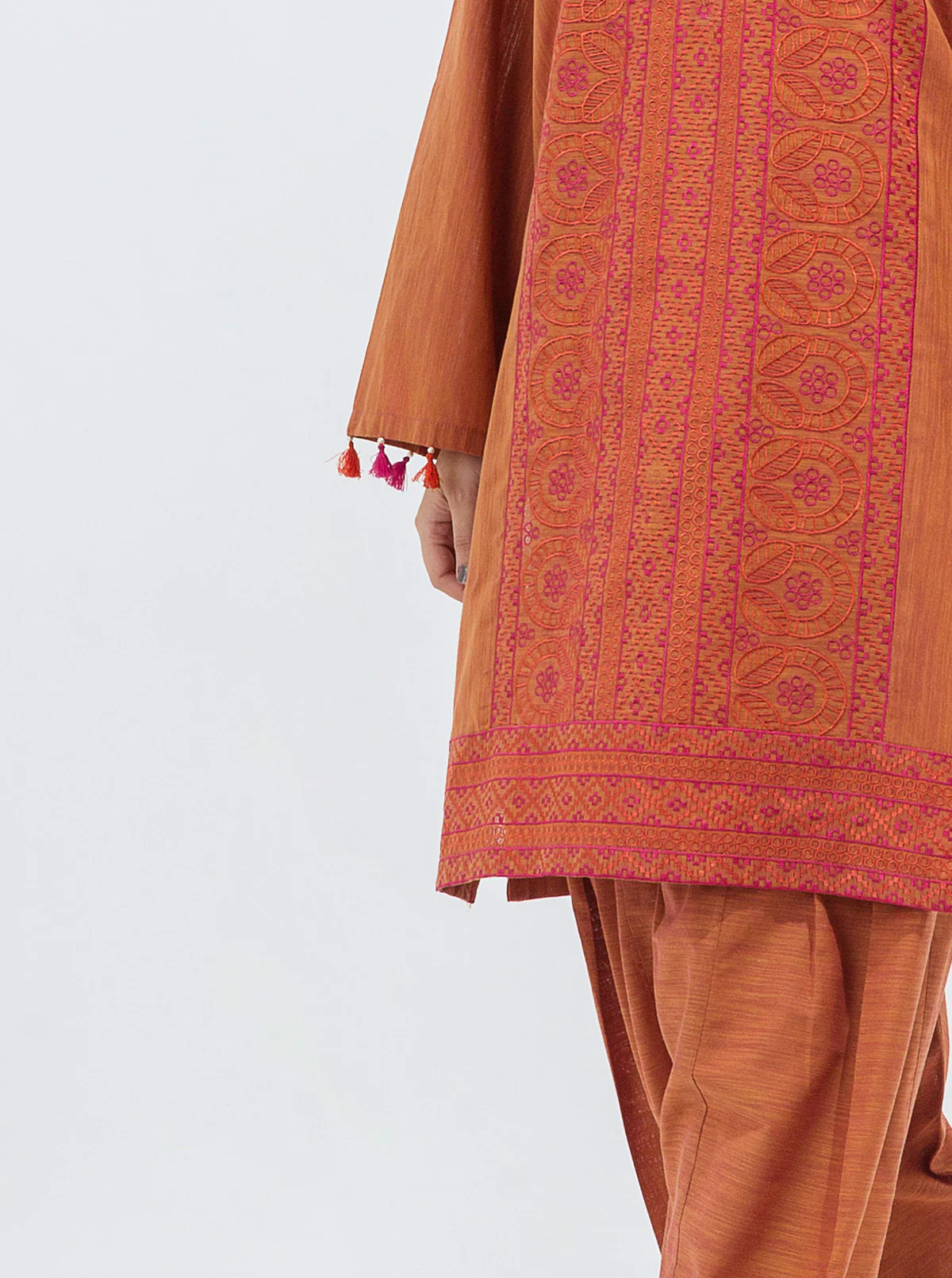 EMBROIDERED SHIRT WITH SHALWAR - Image 2