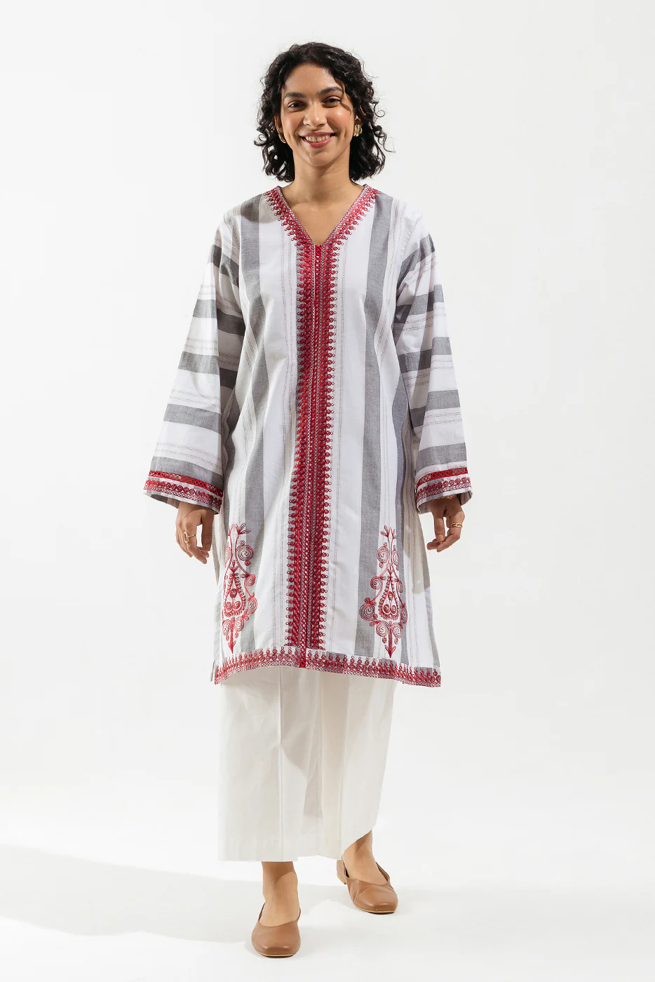BASIC YARN DYED SHIRT (PRET) - Image 2