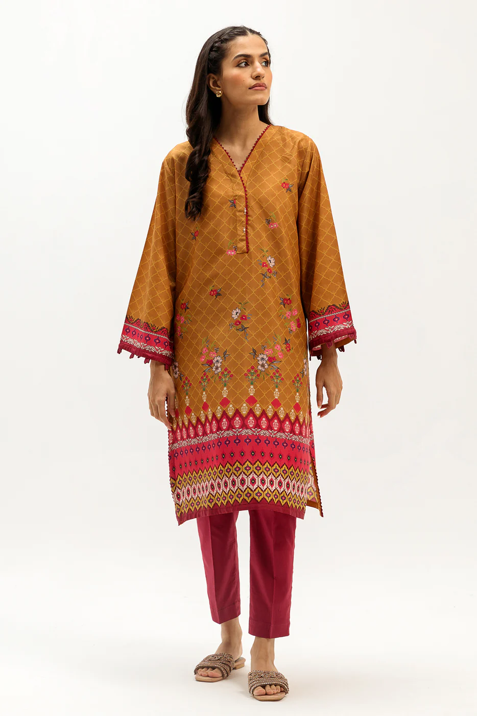 PRINTED CREPE SHIRT (LUXURY PRET) - Image 2