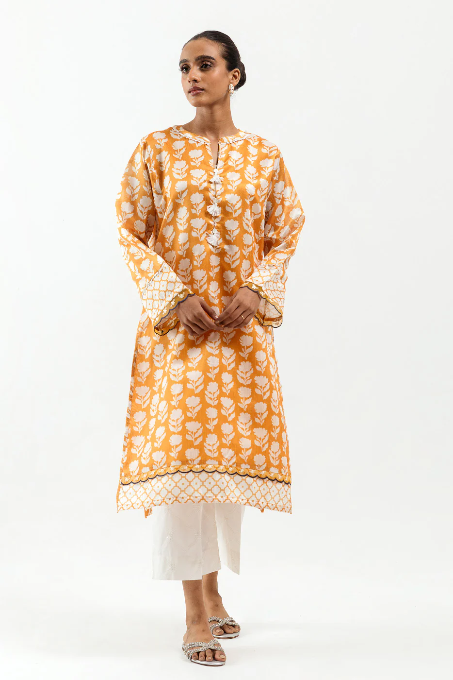 PRINTED ORGANZA SHIRT (LUXURY PRET) - Image 2