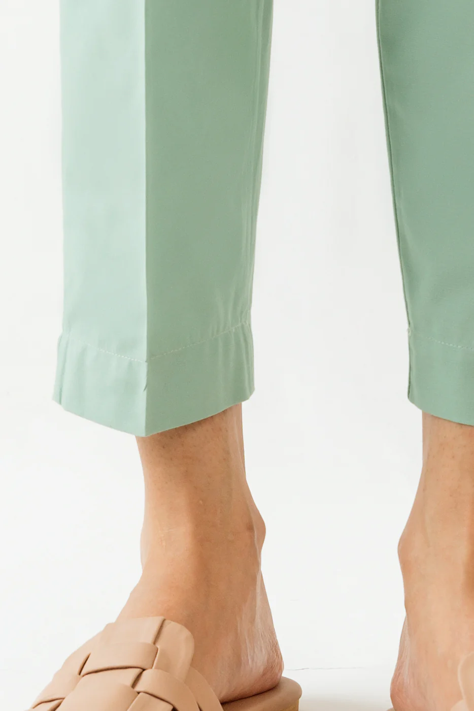 BASIC STRAIGHT PANTS - Image 2