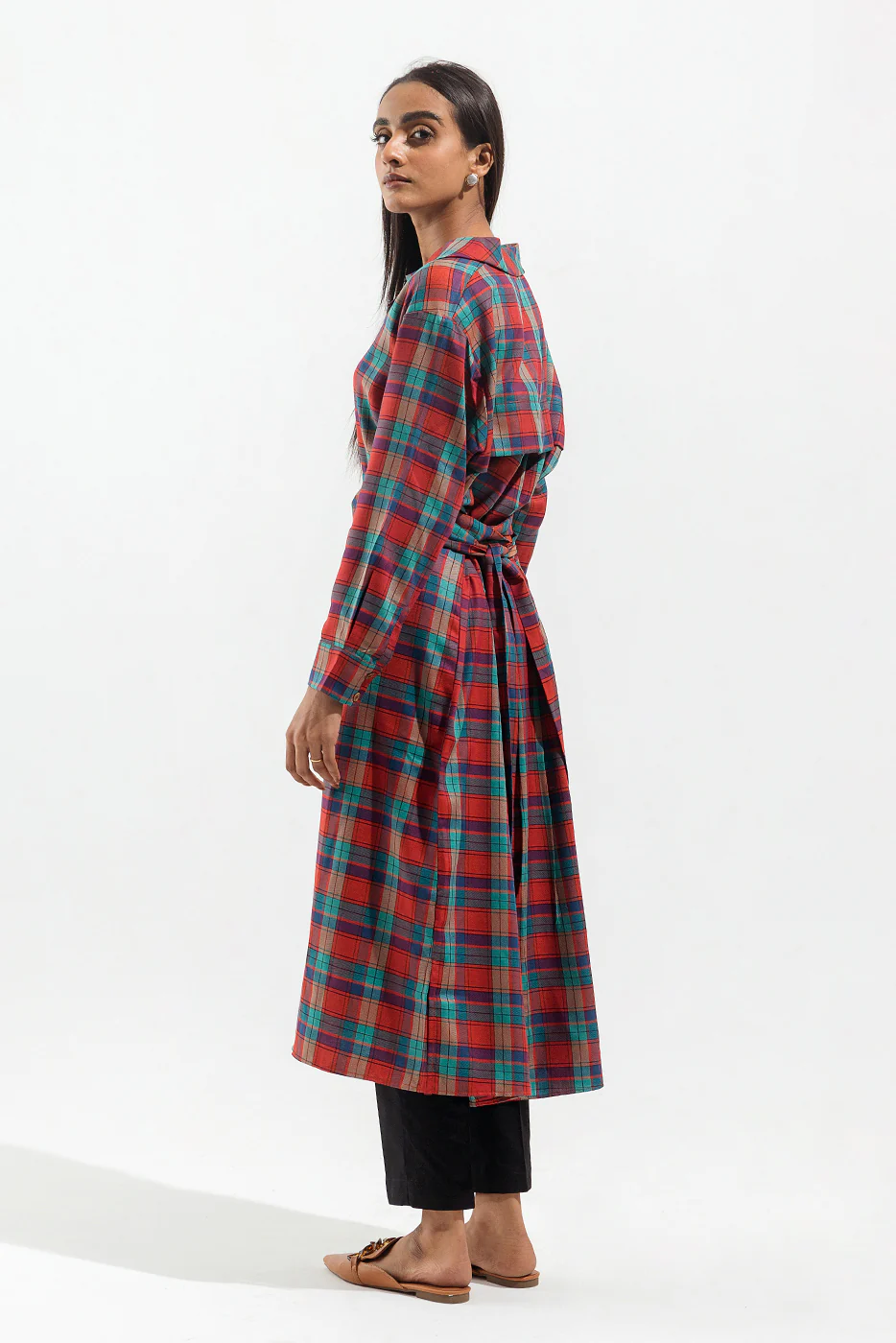 BASIC FLANNEL DRESS (PRET) - Image 2