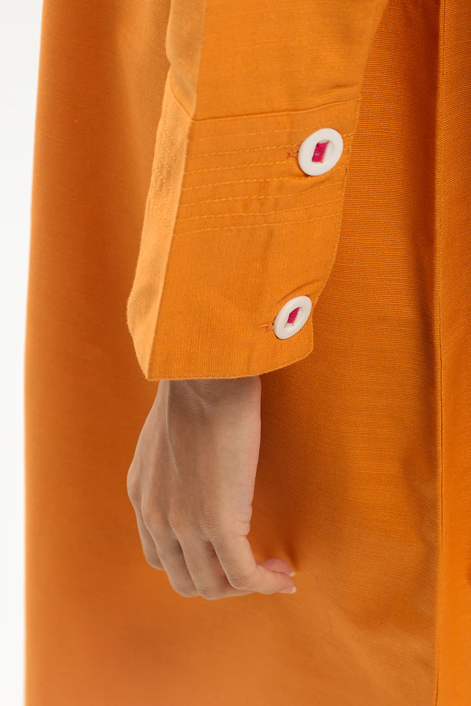 BASIC SLUB KHADDAR SHIRT (PRET) - Image 4
