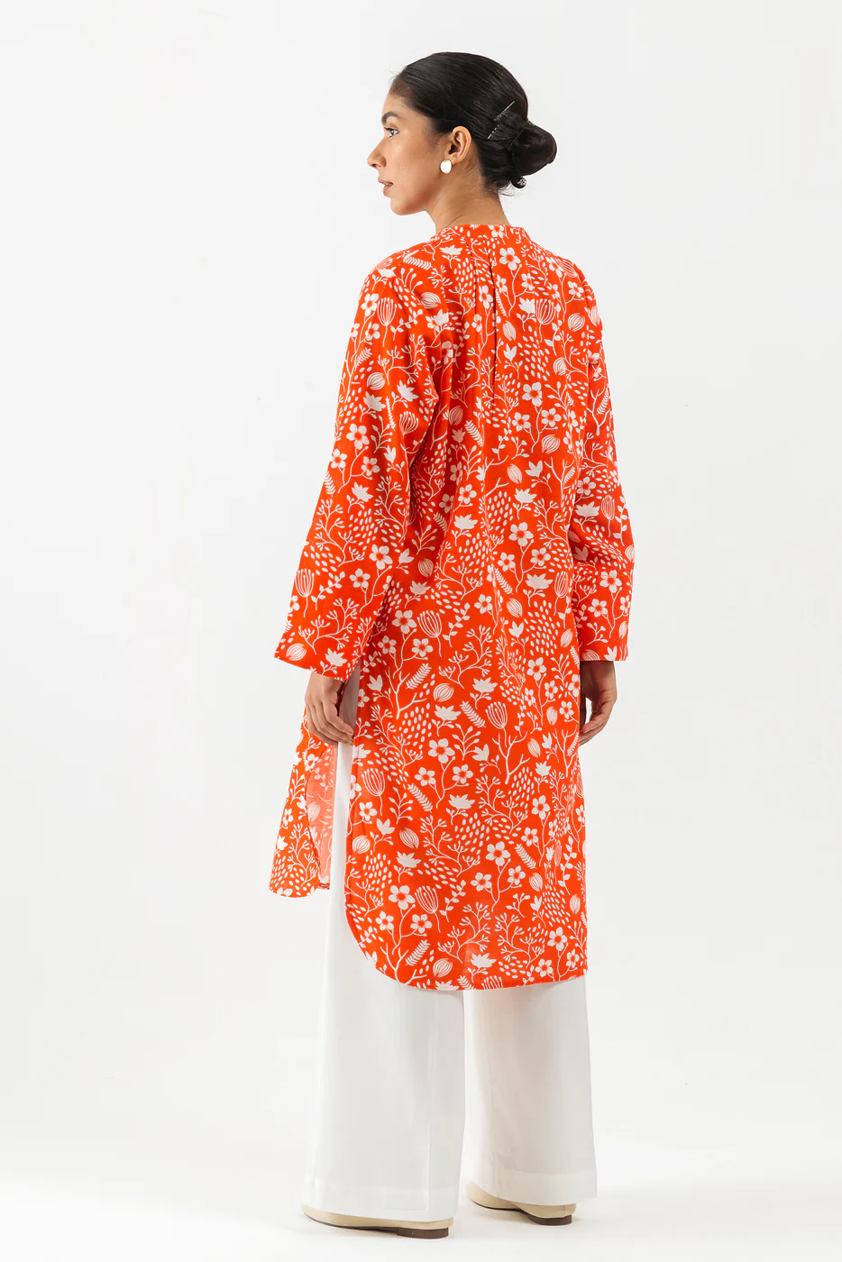 PRINTED KHADDAR SHIRT (PRET) - Image 4