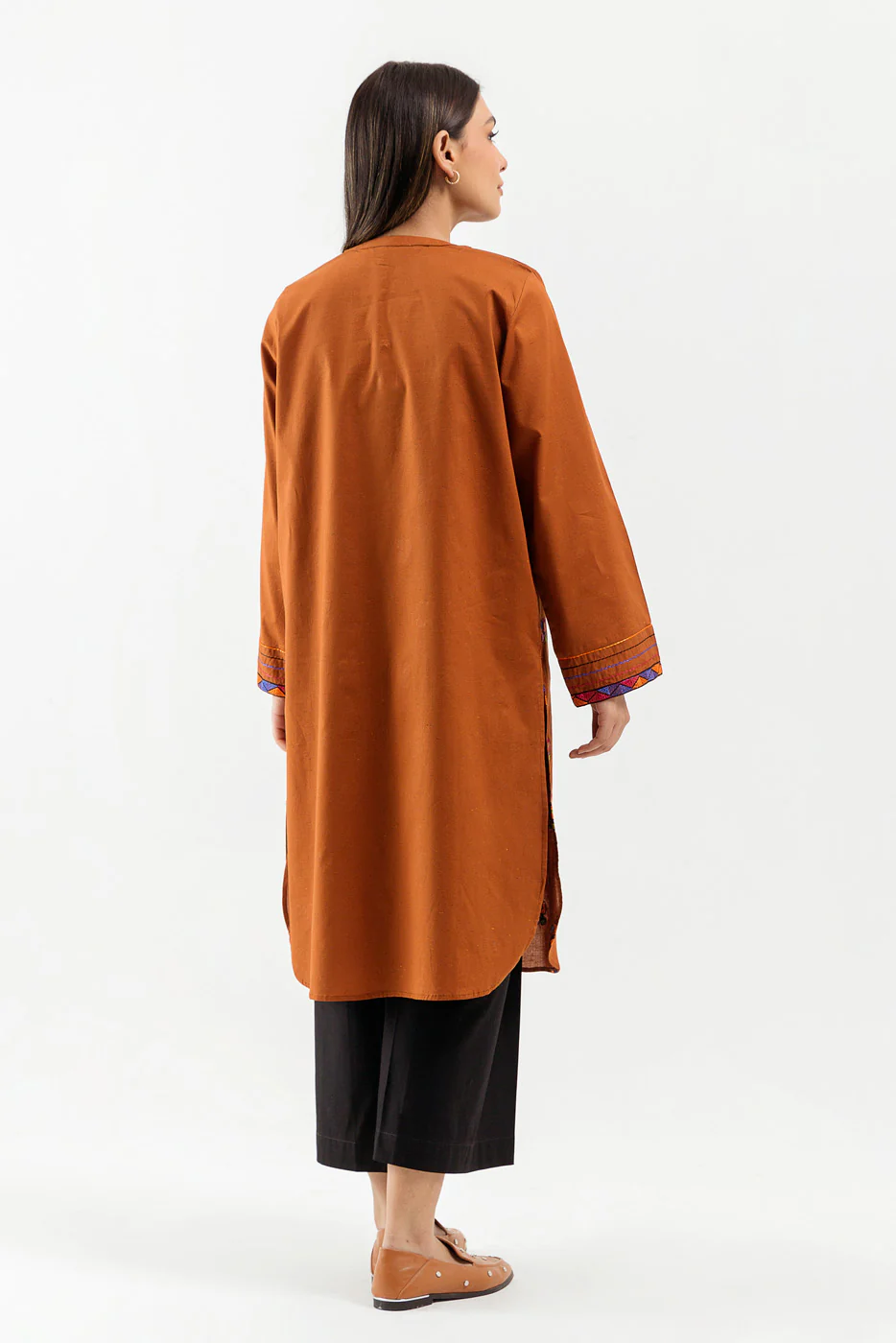 EMBROIDERED MULTI NEPS SHIRT (PRET) - Image 3