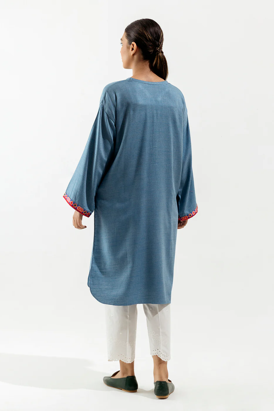 EMBROIDERED  SHIRT (PRET) - Image 3