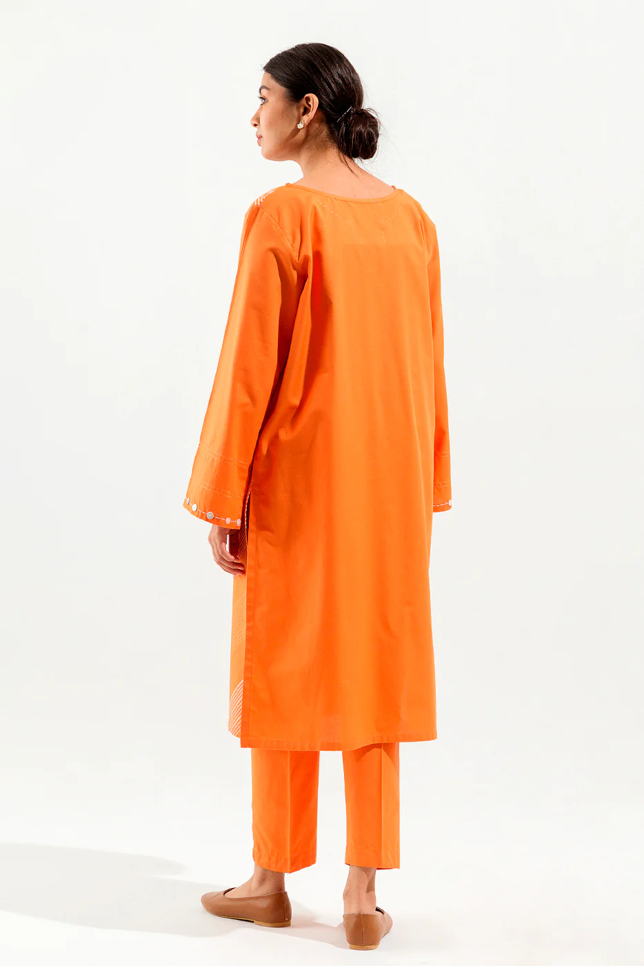PRINTED KHADDAR SHIRT (PRET) - Image 3