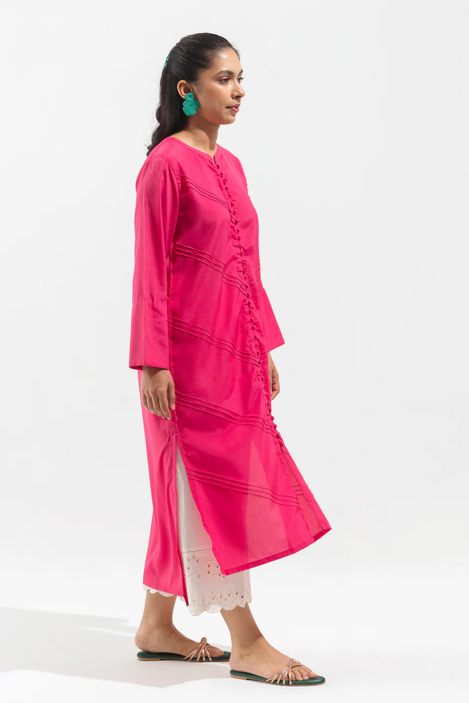 SOLID CREPE SHIRT (LUXURY PRET) - Image 2