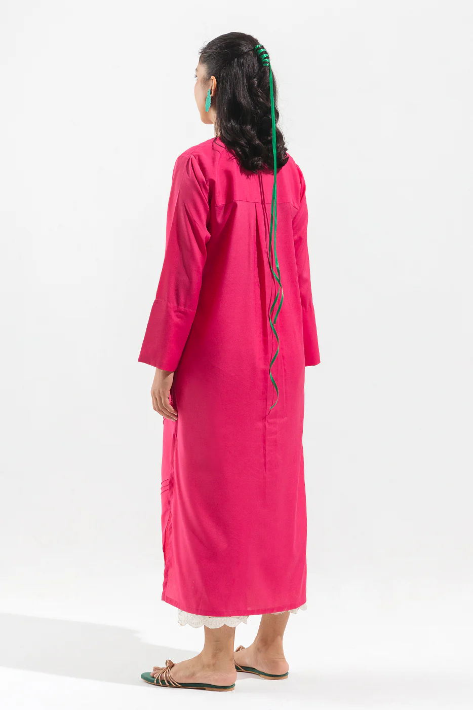 SOLID CREPE SHIRT (LUXURY PRET) - Image 3