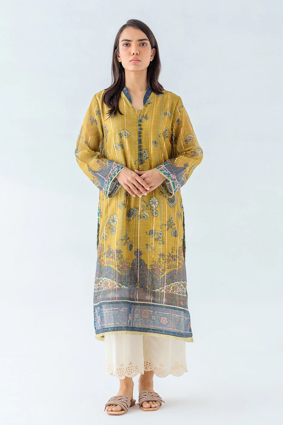 PRINTED DIGITAL PRINTED SHIRT (LUXURY PRET) - Image 2