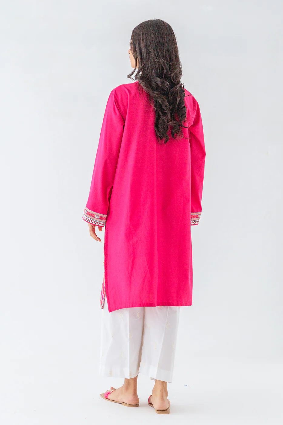 EMBROIDERED COTTON SHIRT (LUXURY PRET) - Image 3