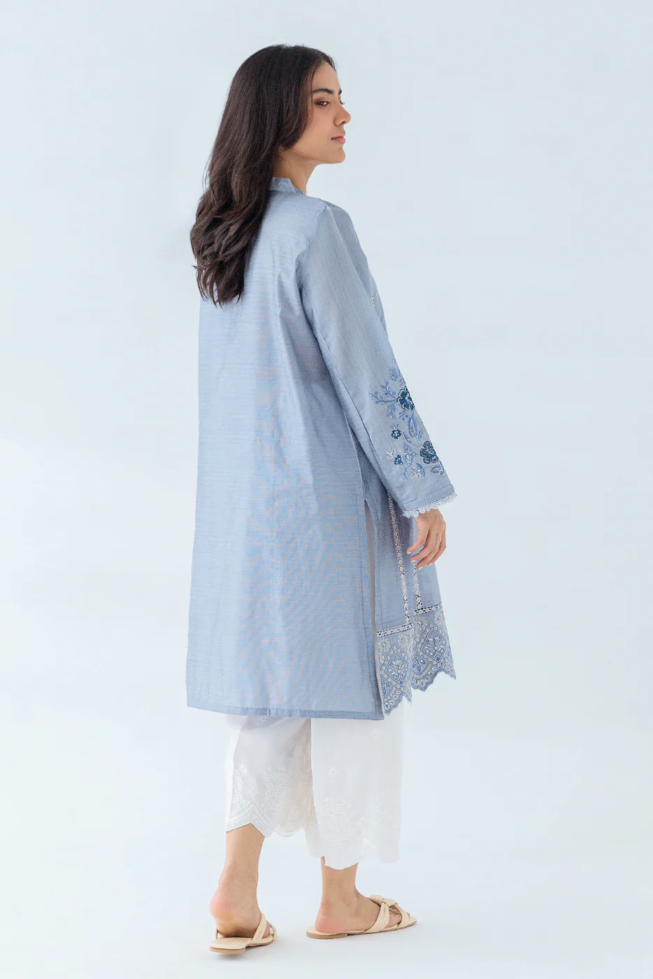 BASIC TWO TONE SHIRT (LUXURY PRET) - Image 4