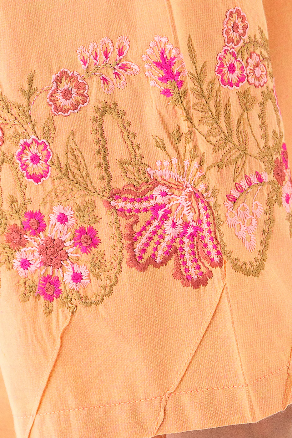 EMBROIDERED YARN DYED SHIRT (PRET) - Image 5