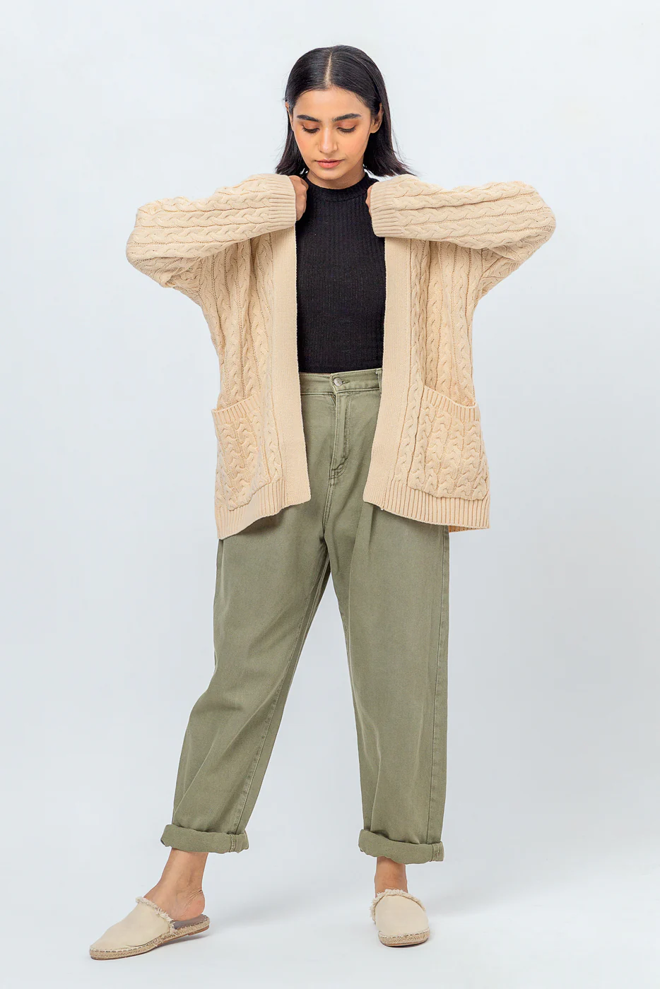 CABLE KNIT SHRUG - Image 3
