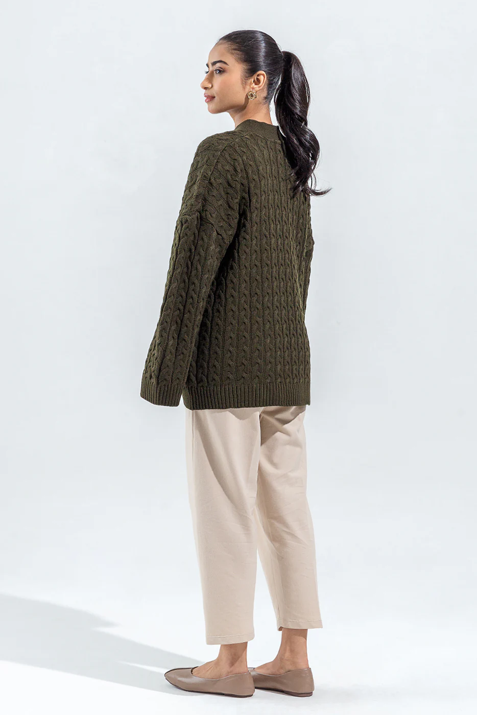 CABLE KNIT SHRUG - Image 4