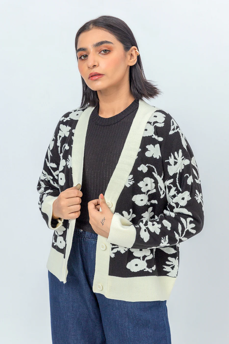 FLORAL CARDIGAN - Image 4
