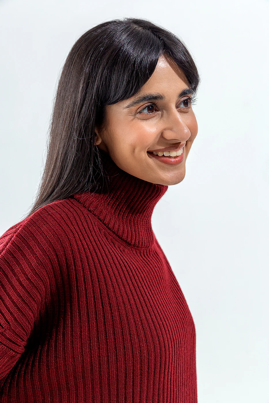 RIBBED TURTLE NECK SWEATER - Image 2