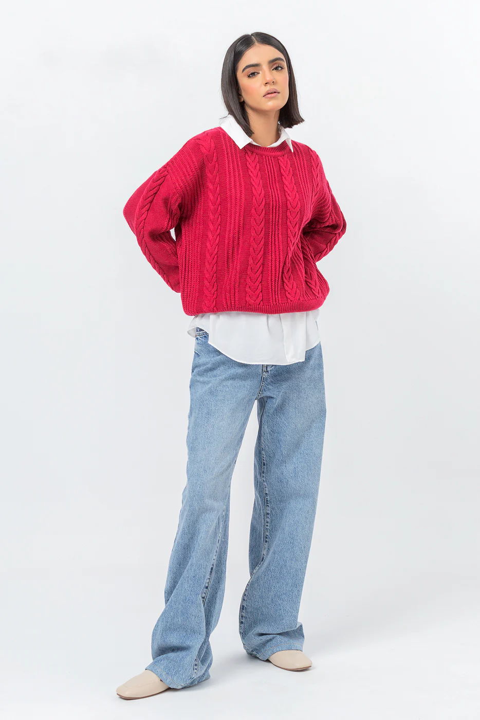 CRIMSON PULLOVER SWEATER - Image 4