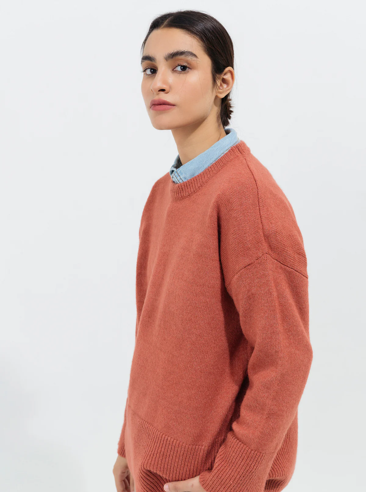 CORAL FLAT KNIT PULLOVER - Image 2