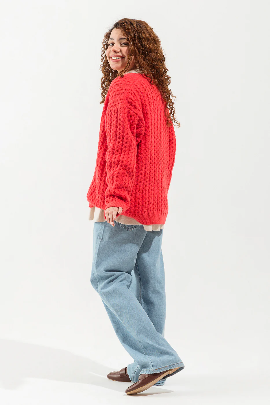PINK PULLOVER SWEATER - Image 2