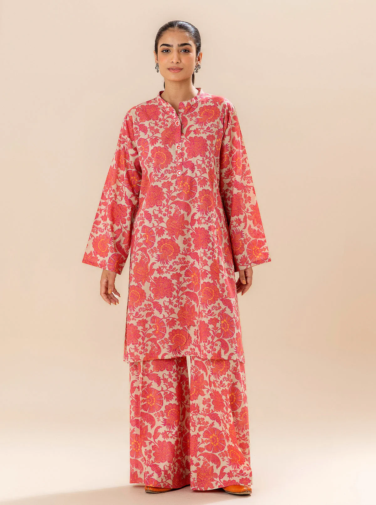 2 PIECE PRINTED LAWN -BLUSH GARDEN (UNSTITCHED) - Image 2