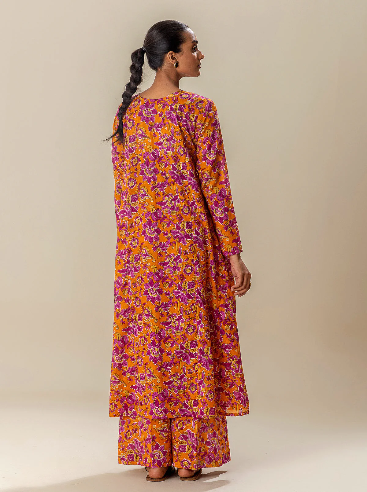 2 PIECE PRINTED SUIT-SUNSET CANDY (UNSTITCHED) - Image 3