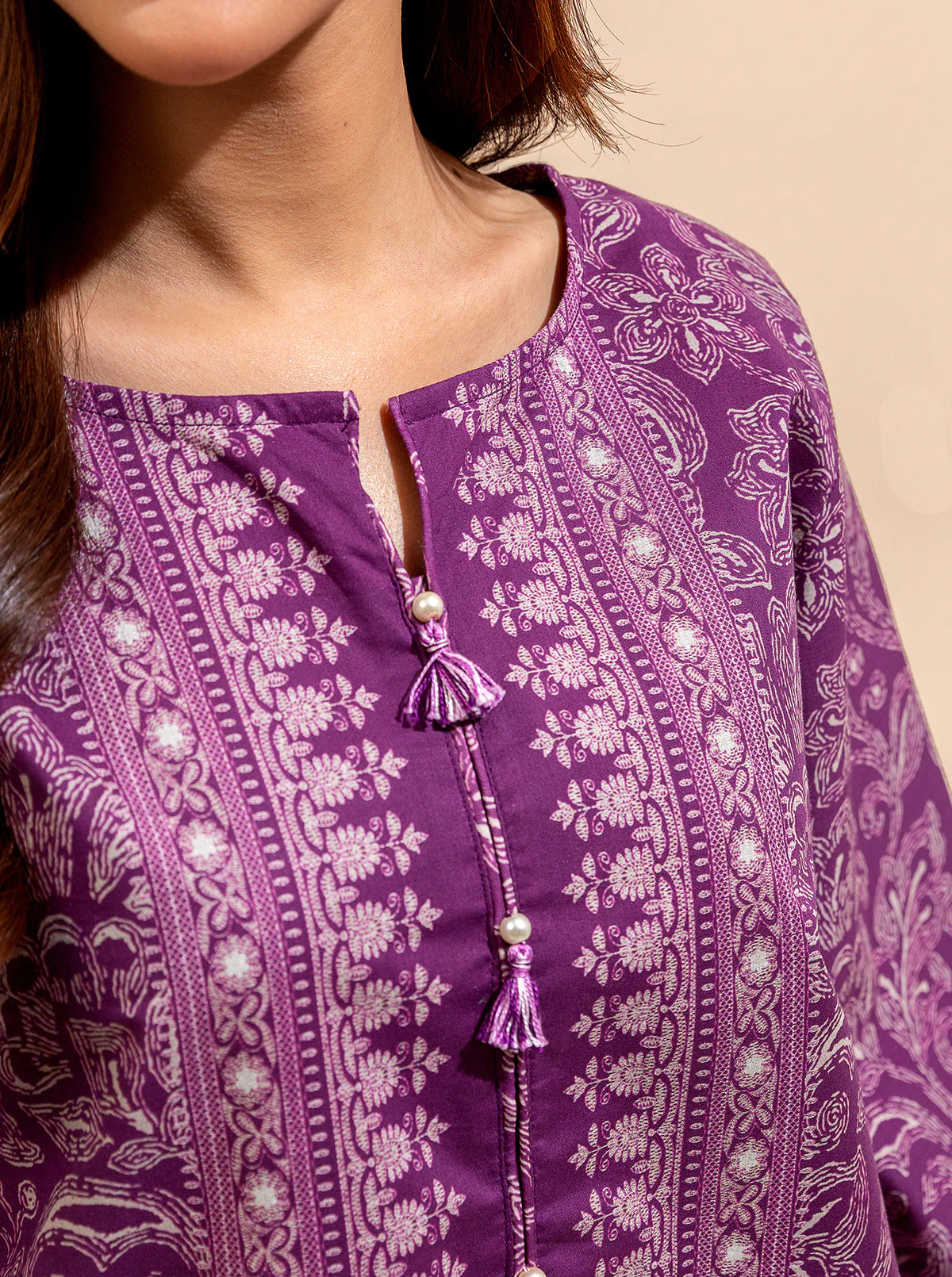 2 PIECE PRINTED LAWN SUIT-MAGIC MALEVOLENCE (UNSTITCHED) - Image 5