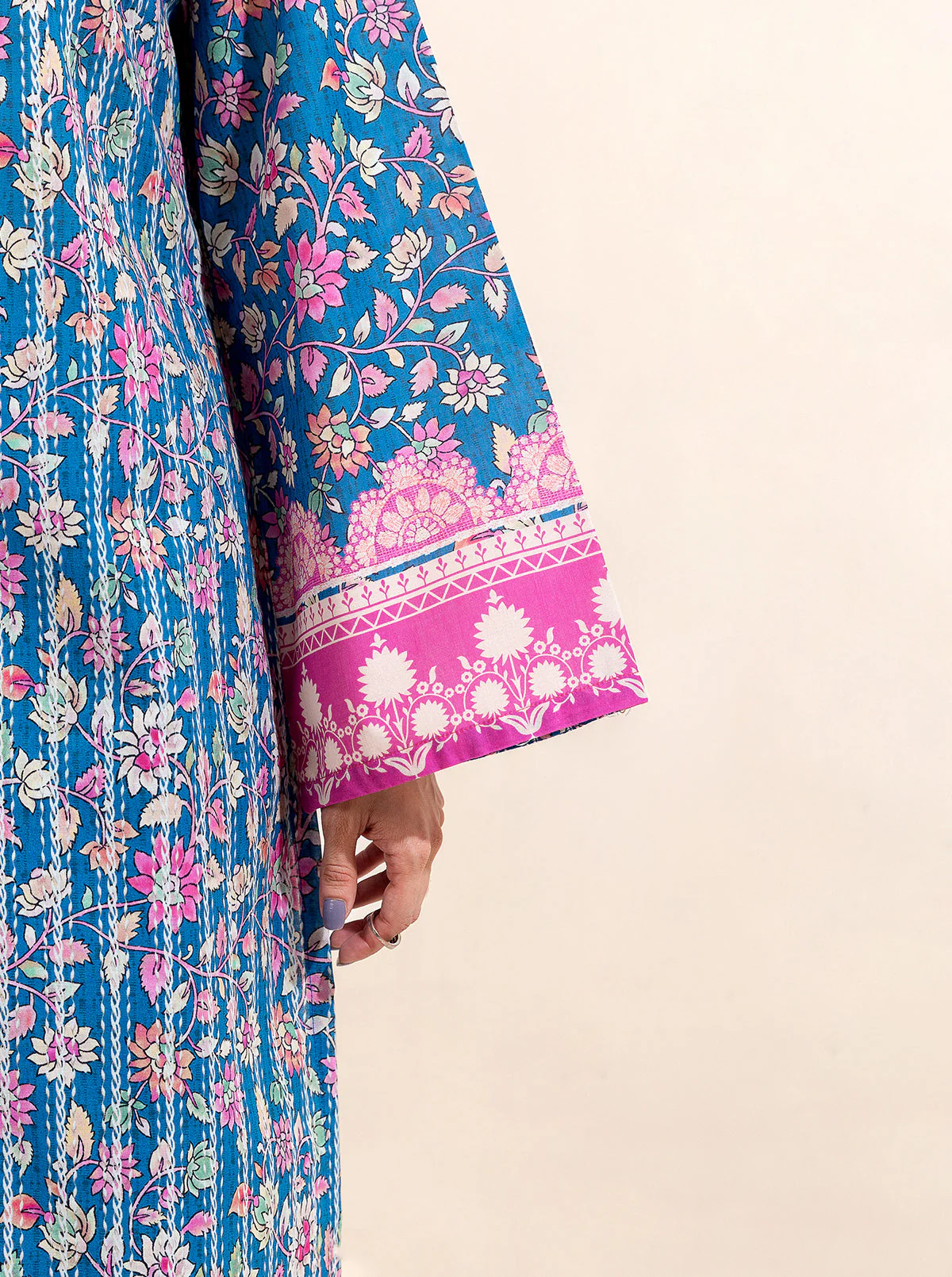 3 PIECE PRINTED LAWN-FLORAL BALANCE (UNSTITCHED) - Image 6