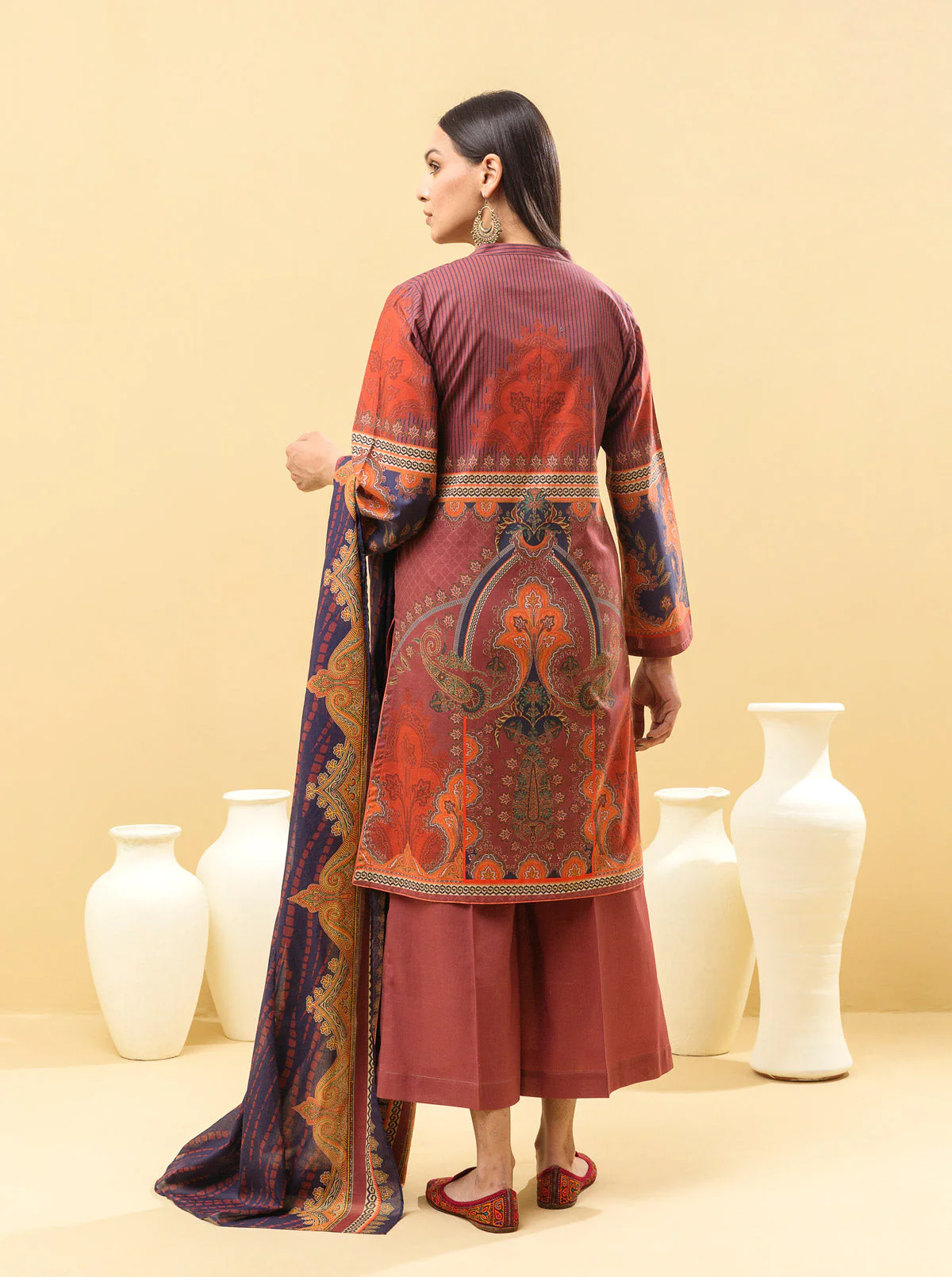 3 PIECE - PRINTED LAWN SUIT - LUSCIOUS RADIANCE - Image 6