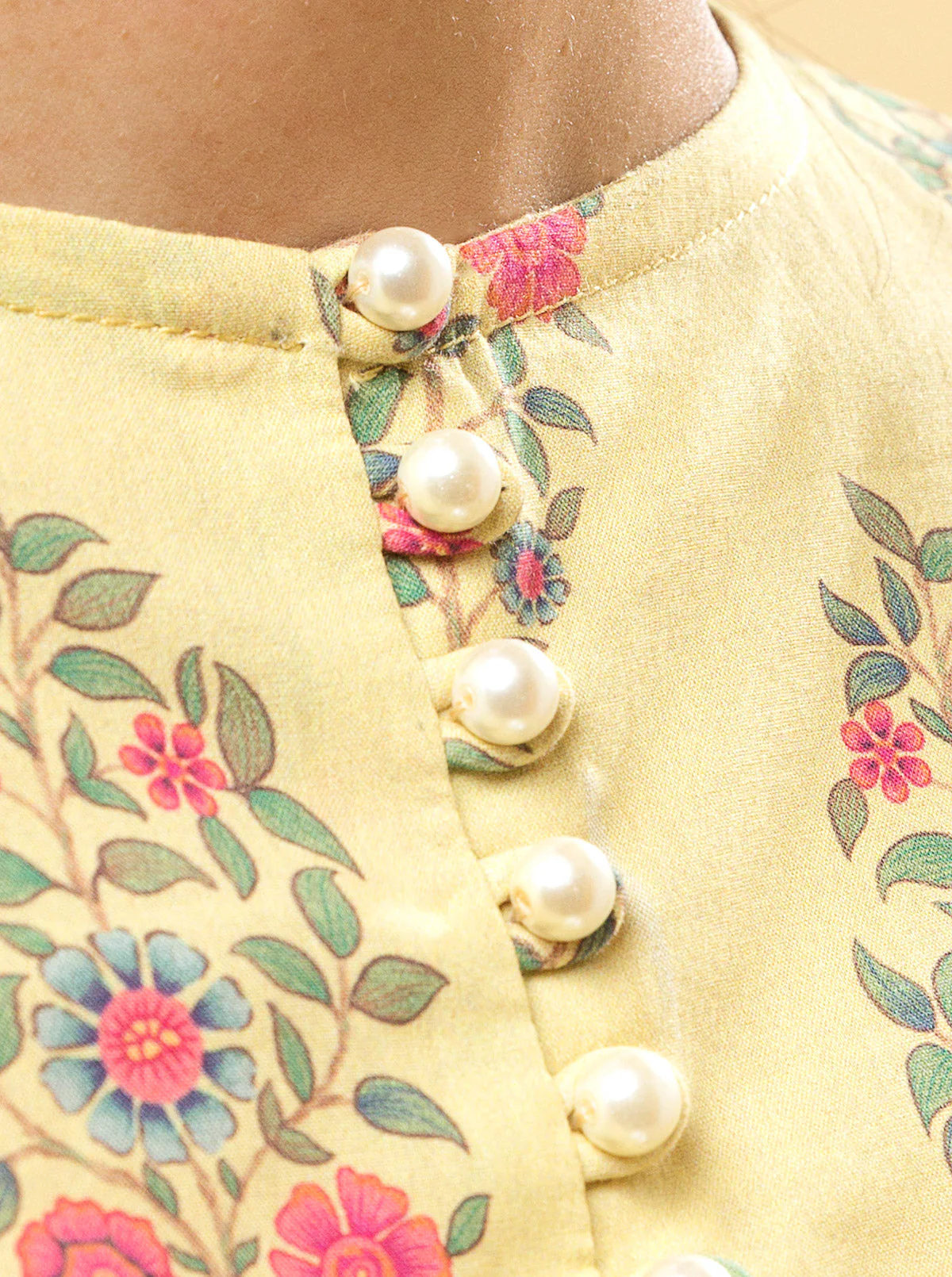 3 PIECE - PRINTED LAWN SUIT - BLOOMING OBSESSION - Image 3