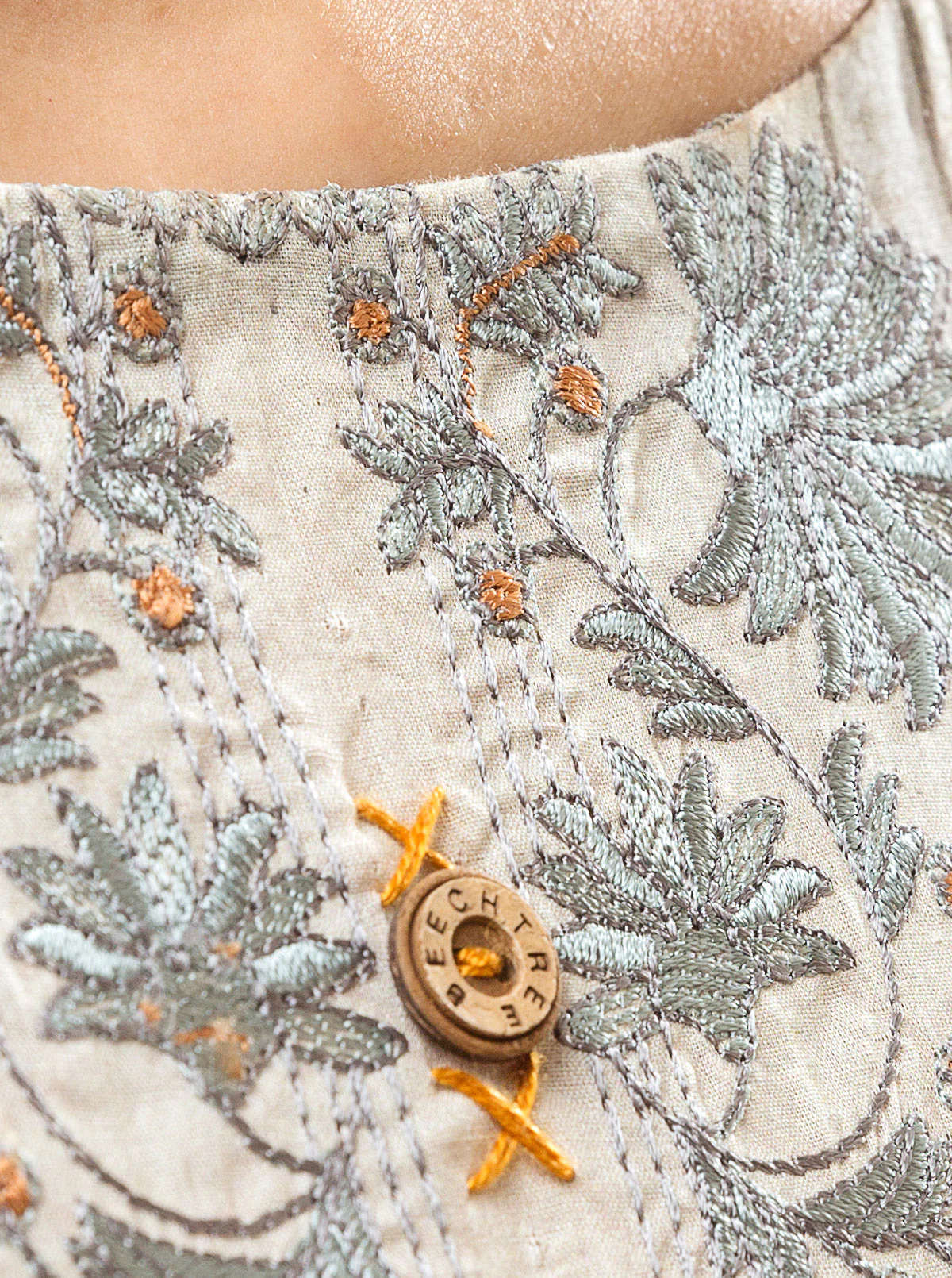 3 PIECE - EMBROIDERED LAWN SUIT - DELICATE DECO - Image 3