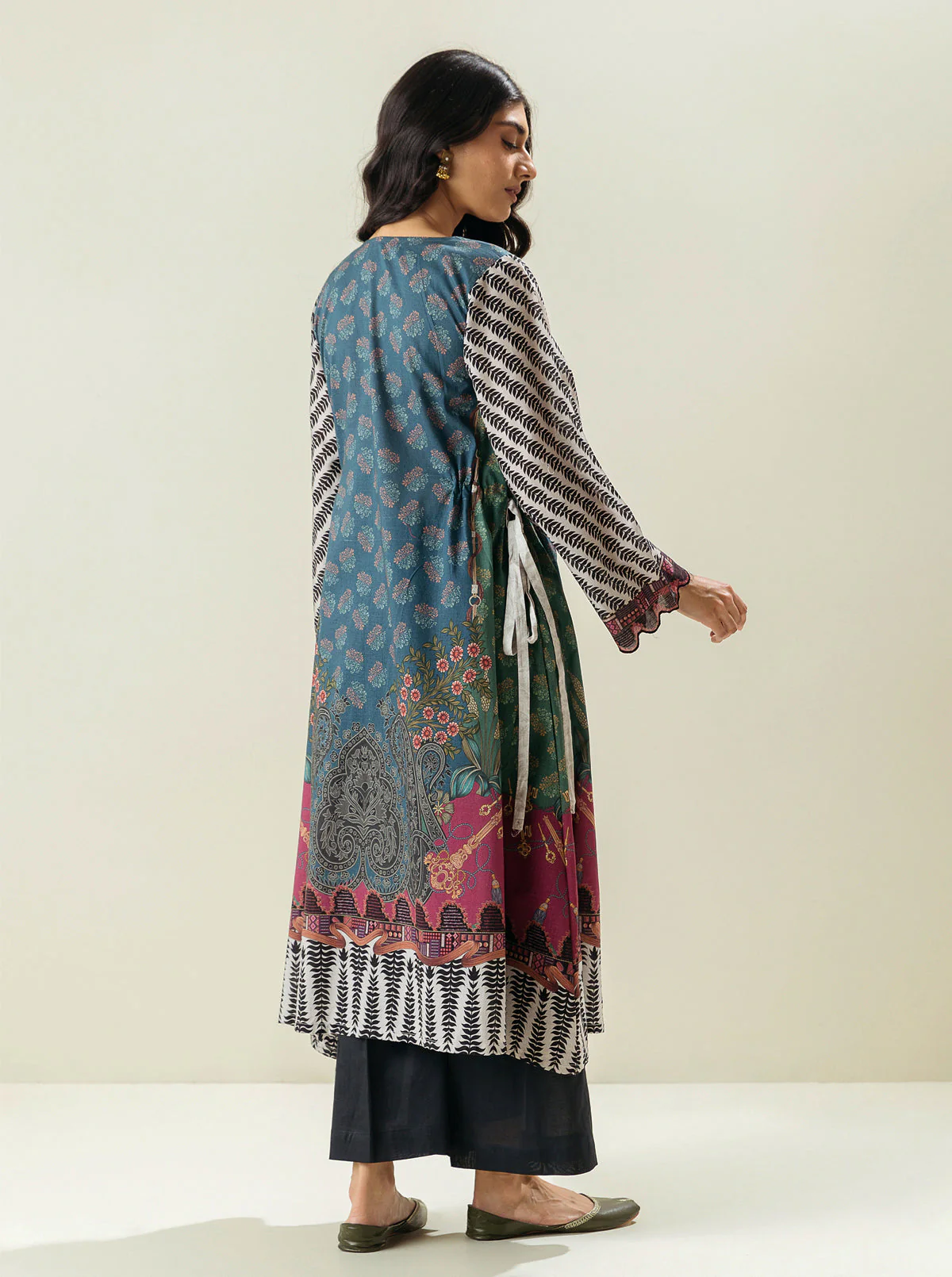 1 PIECE - PRINTED LAWN SHIRT - EDEN OF NIGHT - Image 2