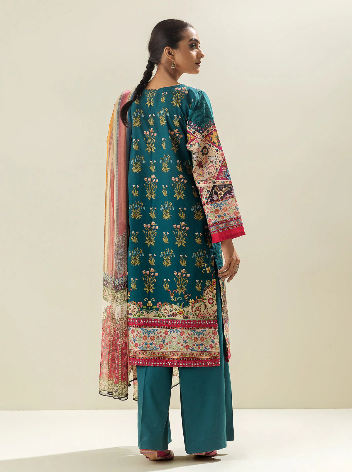 3 PIECE - EMBROIDERED LAWN SUIT - IMPERIAL REVEAL - Image 4
