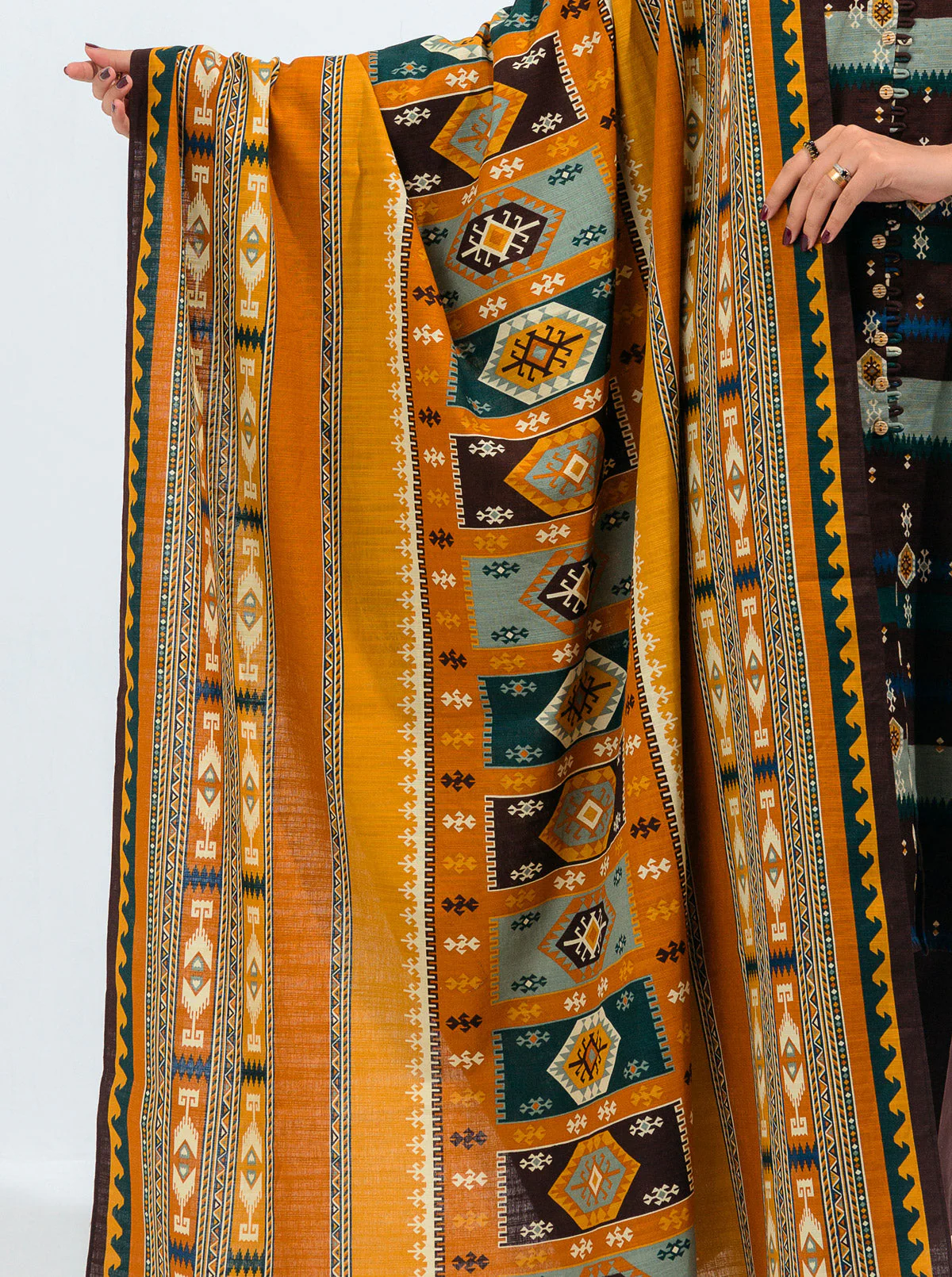 3 PIECE - PRINTED KHADDAR SUIT - ALLURING CHARM - Image 3