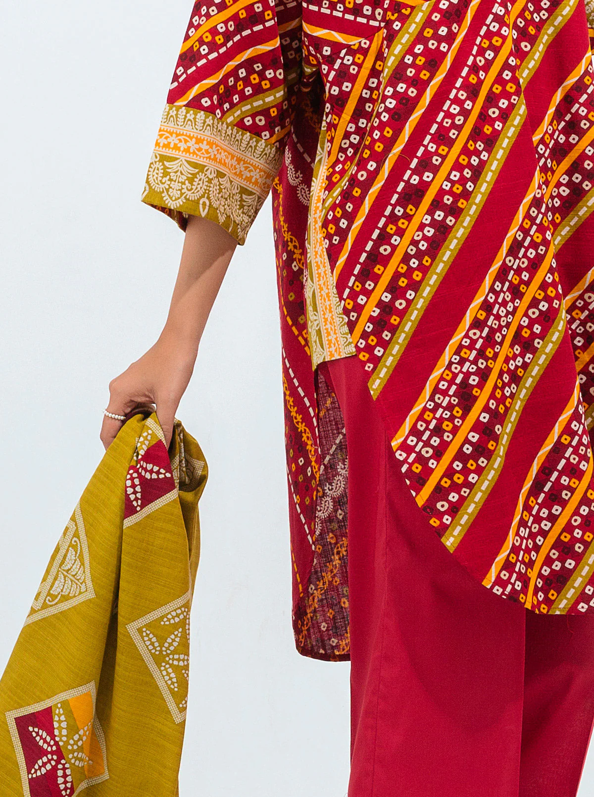 3 PIECE - PRINTED KHADDAR SUIT - FUSION FEST - Image 6
