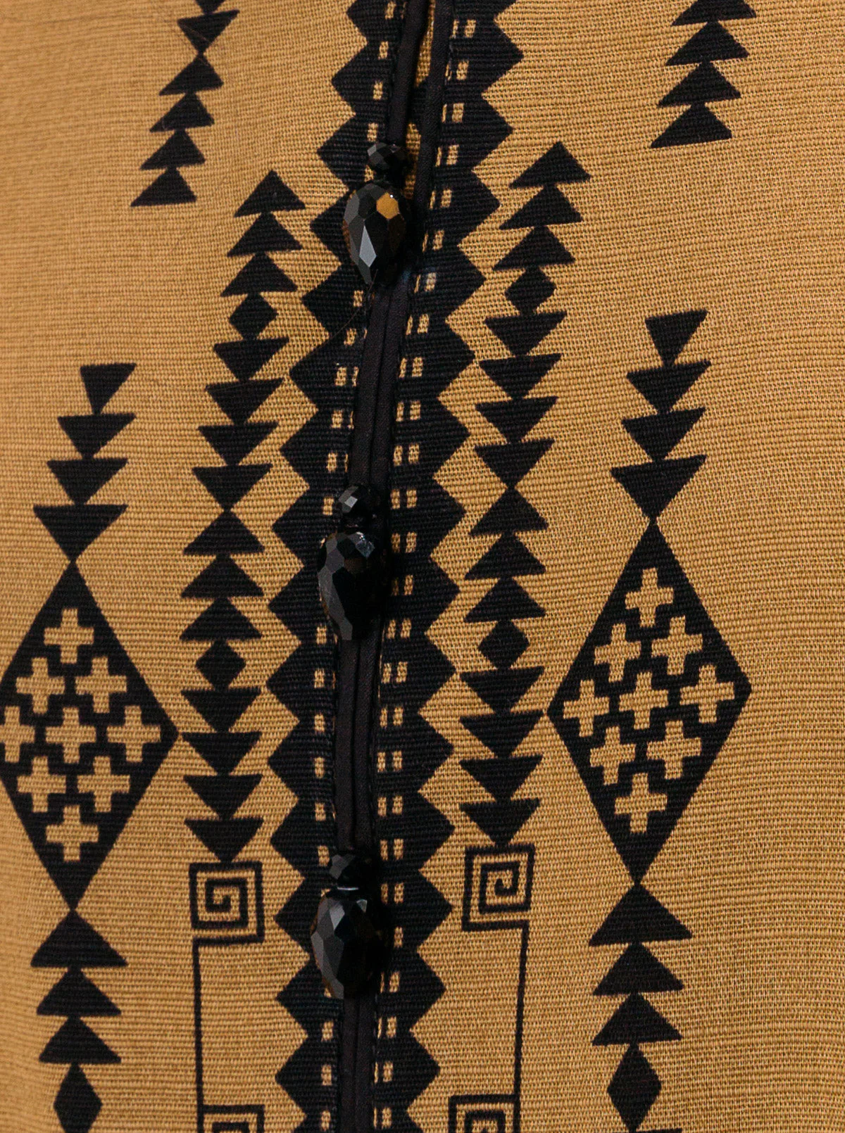 3 PIECE - PRINTED KHADDAR SUIT - ORIENTAL GOLD - Image 4