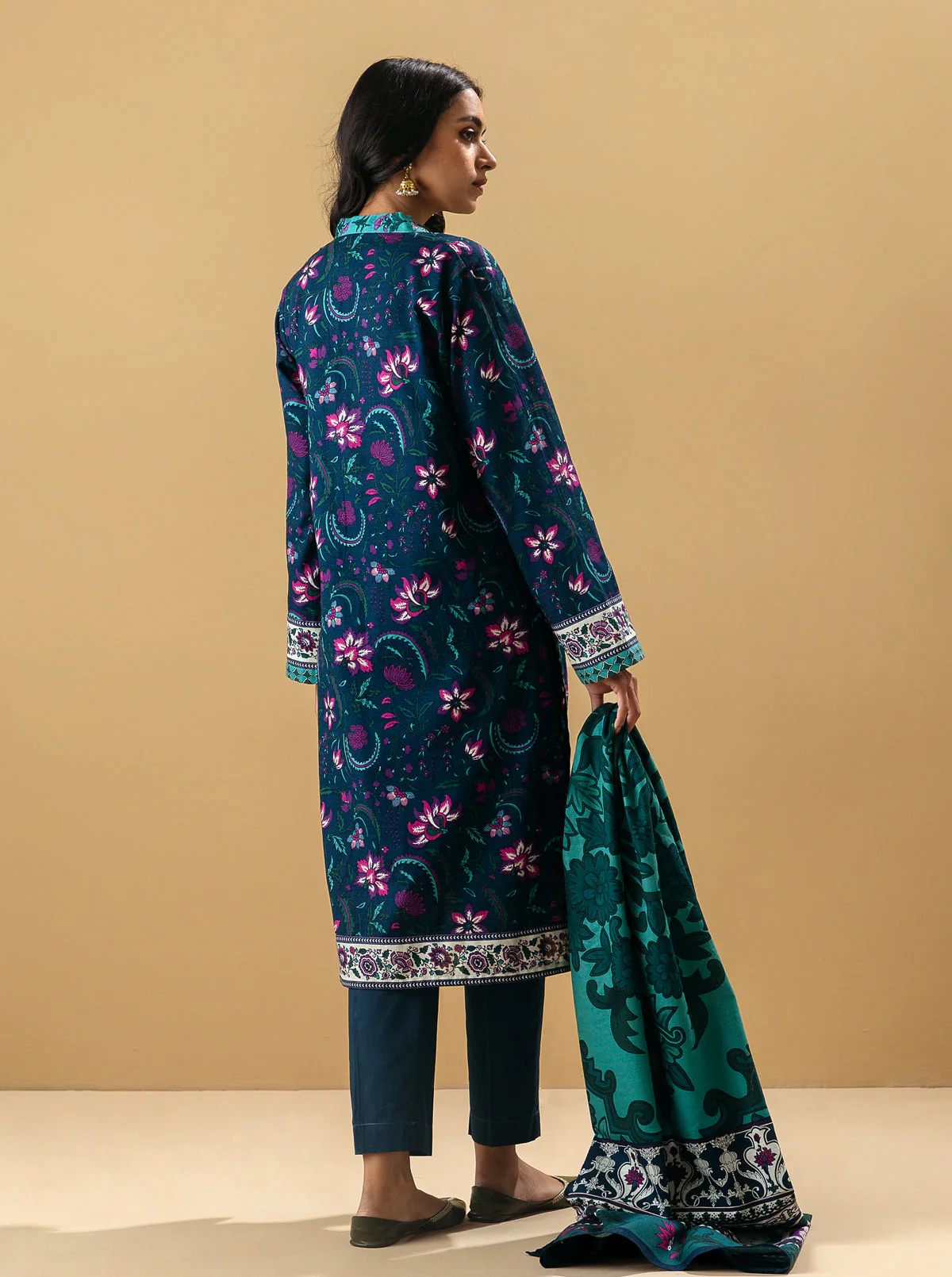 2 PIECE - PRINTED KHADDAR SUIT - APPROVAL - Image 5