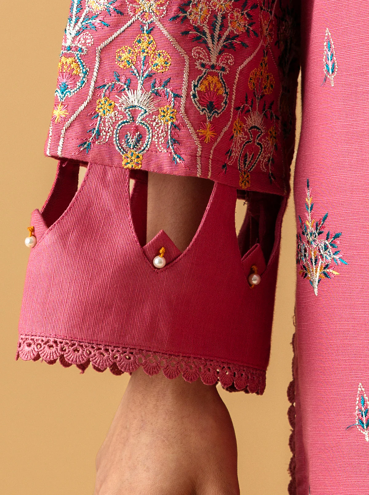 3 PIECE - EMBROIDERED KHADDAR SUIT - ZION - Image 3
